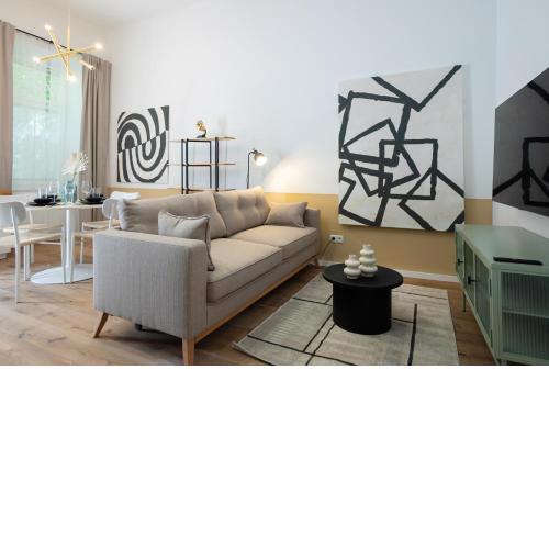 46 m2 central bright apartment with a balcony