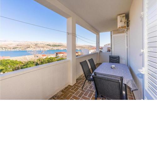 Amazing Apartment In Pag With House Sea View