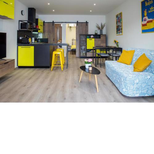Apartmán Yellow Submarine se slunnou terasou