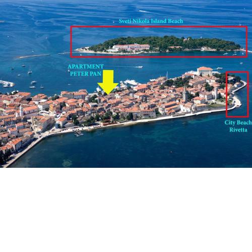 Apartment in the historical city center with amazing seaviews Peter Pan in Poreč