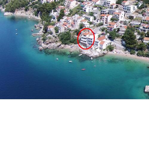 Apartments by the sea Pisak, Omis - 1018