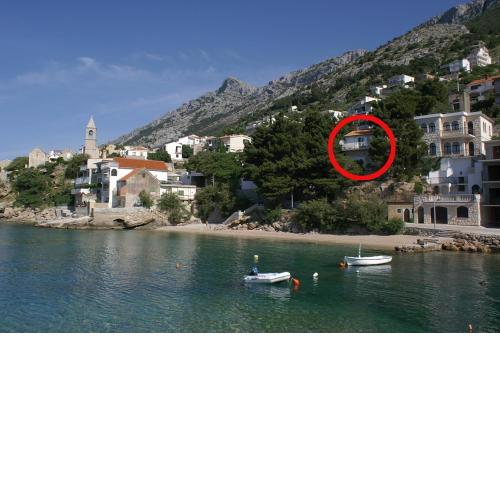 Apartments by the sea Pisak, Omis - 17056