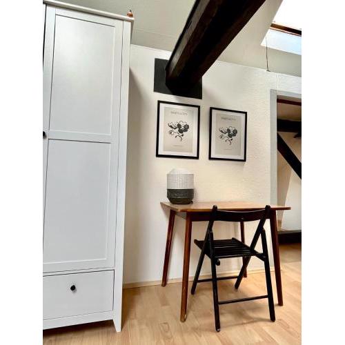 Attic 3 bedrooms apartment with 2 bathrooms