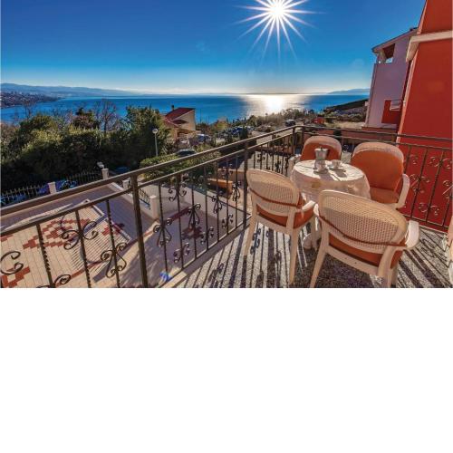 Awesome Apartment In Volosko With House Sea View