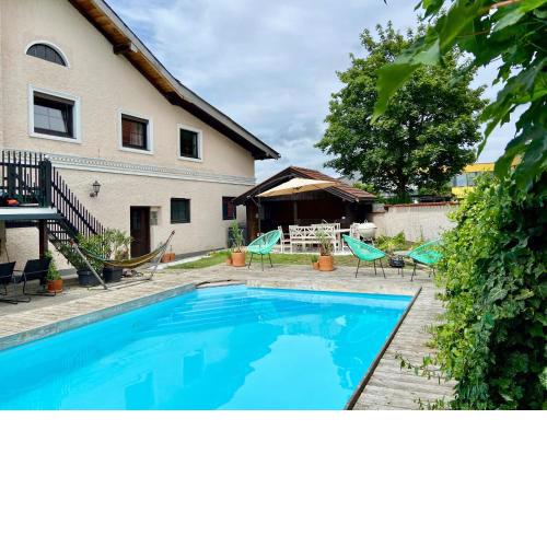Bäckerhaus - Wohnung mit Pool und Garten
