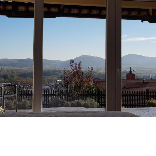 Blick über Krems mit Terrasse