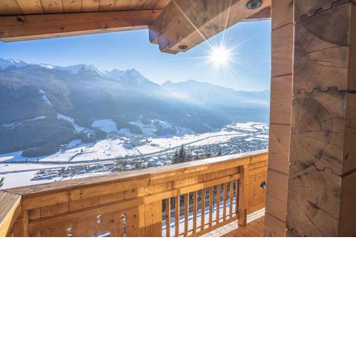 Chalet Obenland Panorama Aussicht Kitzbühler Alpen