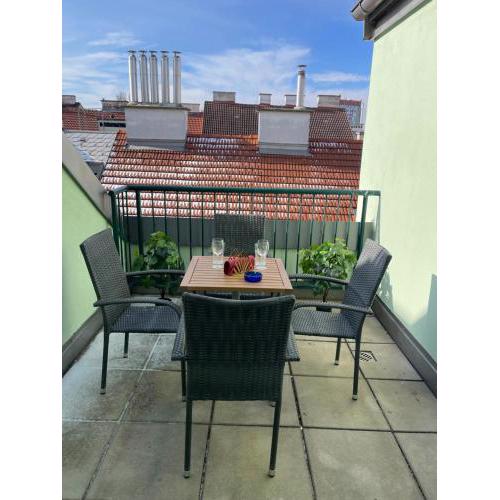 Dachterrasse für 4 Personen