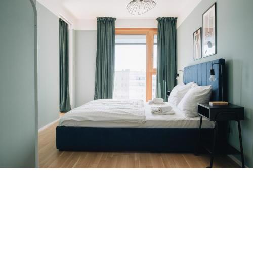 Decorous cozy city view suite