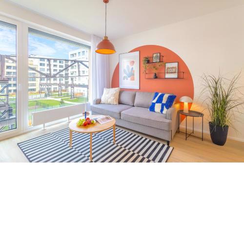Design apartment • Balcony • Free Parking • Yoga • 10 mins to center