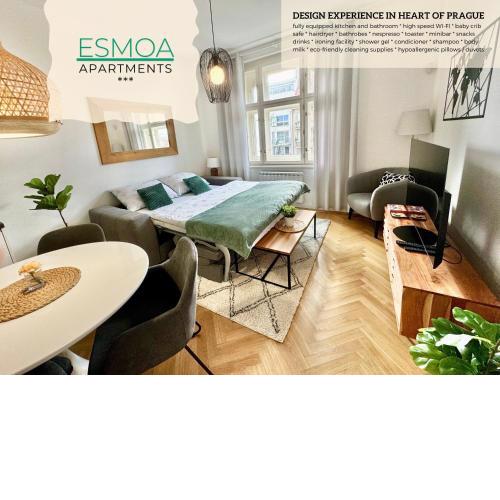 ESMOA apartments - Ovenecká, Praha 7 - plně vybaven
