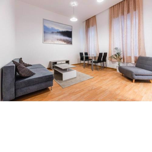 Family apartment next to Danube river