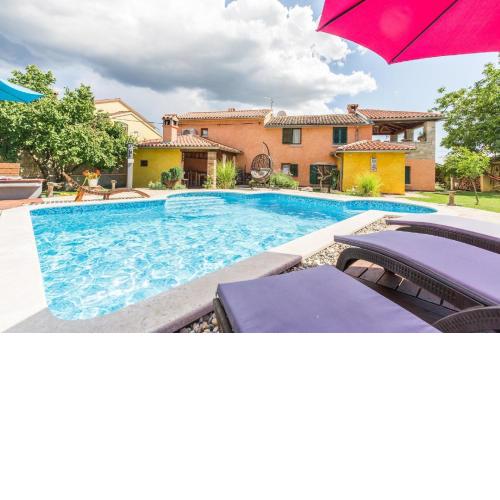 Ferienhaus mit Privatpool für 6 Personen ca 140 qm in Svetvincenat, Istrien Binnenland von Istrien