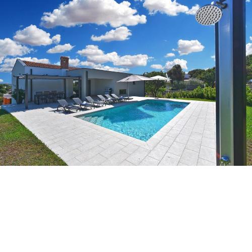 Ferienhaus mit Privatpool für 6 Personen ca 200 qm in Vintijan, Istrien Istrische Riviera