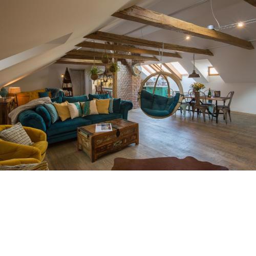 Gigantic Boho Chic 3 Bedroom 3 Bathroom Loft with Hanging Chair