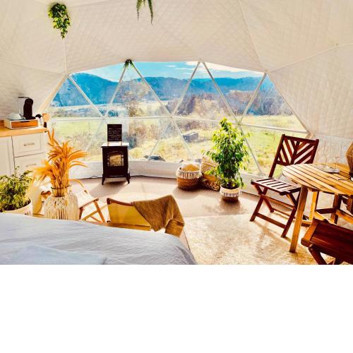 Glamping Hohe Wand - Kuppelzelt mit Whirlpool & Panoramafenster