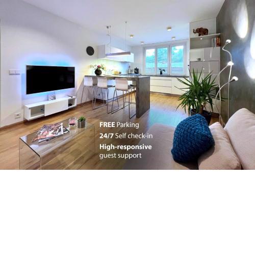 Jana's apartment, free parking