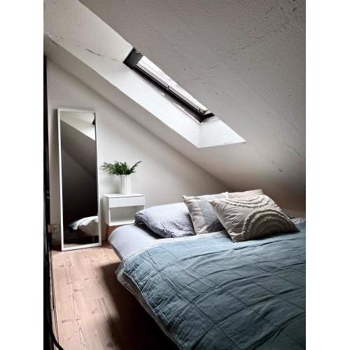 Loft apartment close to metro Palmovka