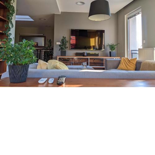 Luxurious villa-apartment with spacious terrace
