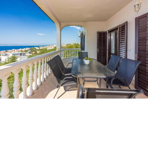 Meerblick Apartment mit WiFi, Grill, Klima und strandnah