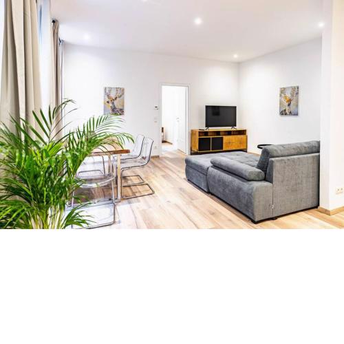 Modern apartment next to subway station