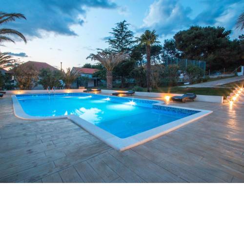 Modern apartment with large pool