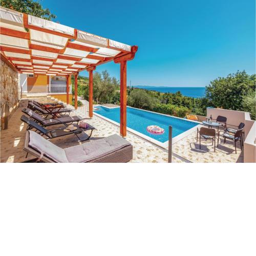 Nice Apartment In Orebic With House Sea View