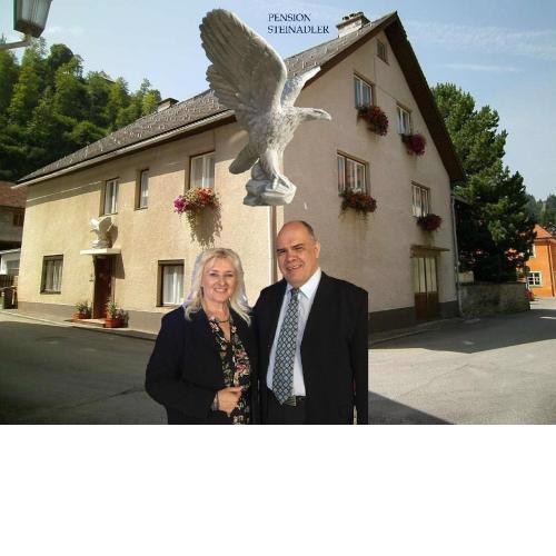 Pension Steinadler Garden and private parking