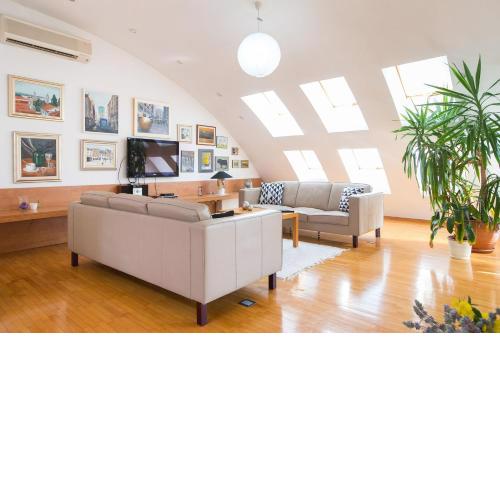 Penthouse apartment with private parking
