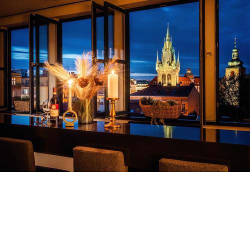 Prague Tower Old Town LUX 4BR & 3Bath Terrace