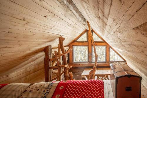 Romantische Hütte