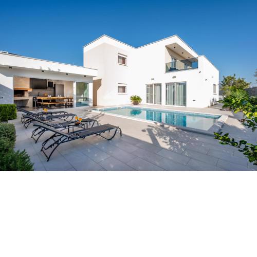 Royal blue House