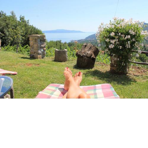 Sea View Apartment with Garden near Opatija