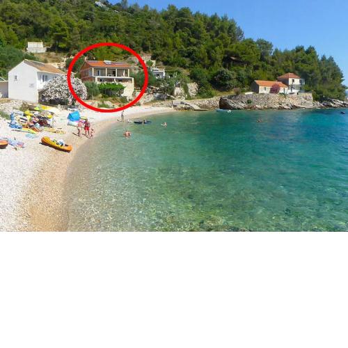 Seaside secluded apartments Cove Skozanje, Hvar - 5713