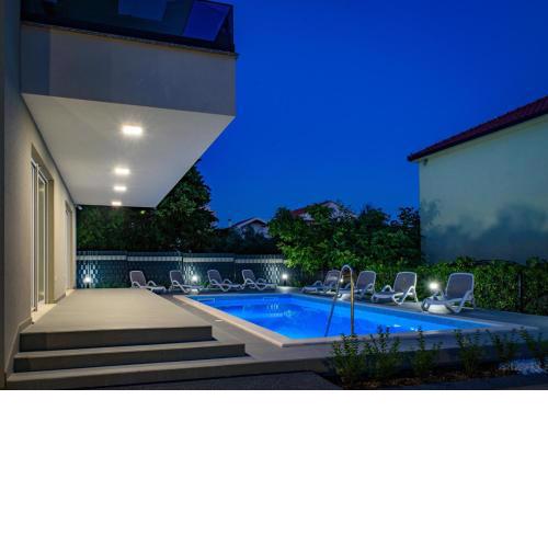 Seka apartments with a pool