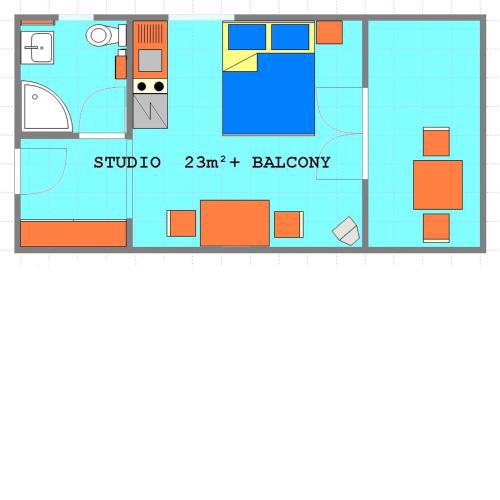 Studio Apartment Okrug Gornji near Sea