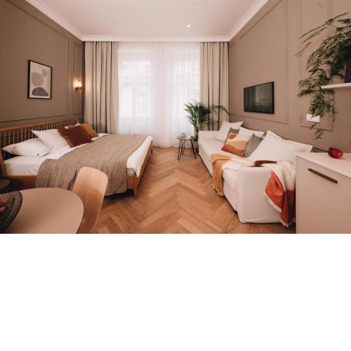 Stylish new apartment in Prague with A/C