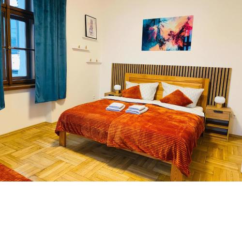 Stylový apartmán u Velkého náměstí 2, Wi-Fi, Netflix, vana