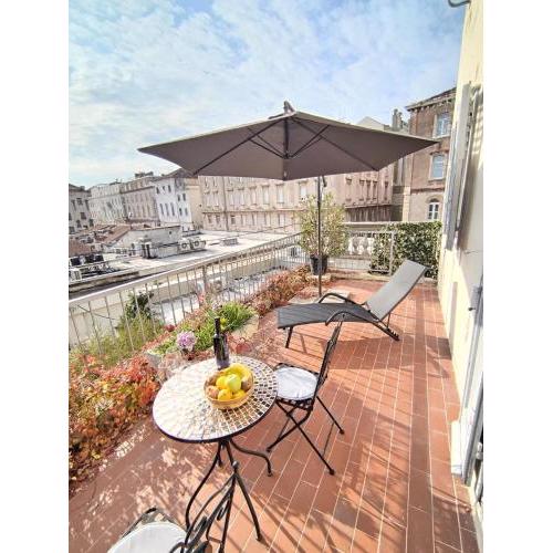Sunny terrace