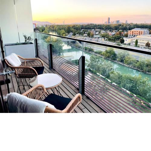 Sunrise above sky with ROOFTOP Pool