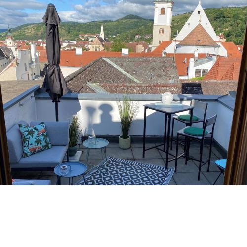 Terrassen Appartement über den Dächern von Krems