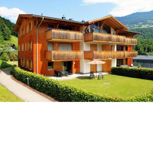 Verwall 1 Garten FeWo by Alpenfeder