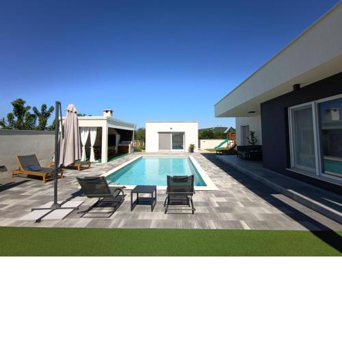 Villa ARIA with a private heated pool