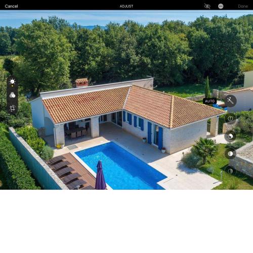 Villa Blanca with a heated private pool