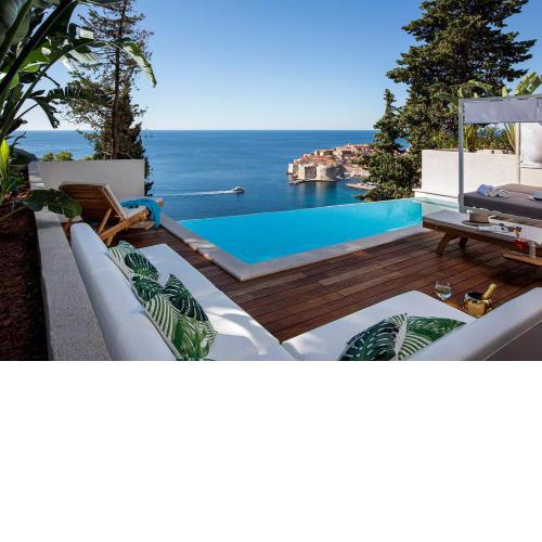 Villa T Dubrovnik - Wellness and Spa Luxury Villa with spectacular Old Town view