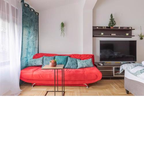 Warm house full of green ambient,joy and comfort