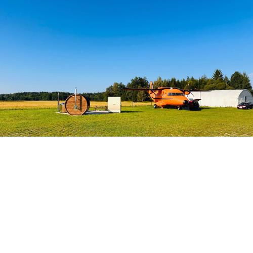 Wellness Glamping ubytování v letadle