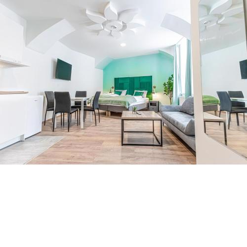 Westbahnhof - Kingbed Barrier-free Studio with ensuite washer