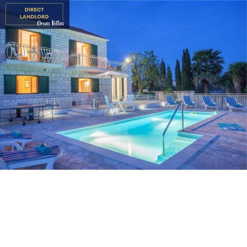 Your Family Haven Villa Vjeka near the Sea in Charming Sumartin