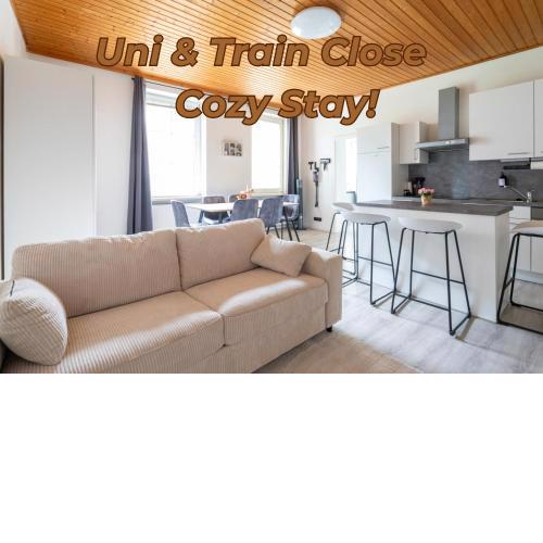 Zentrales 60m2 Apartment in Uni- und Bahnhofsnähe